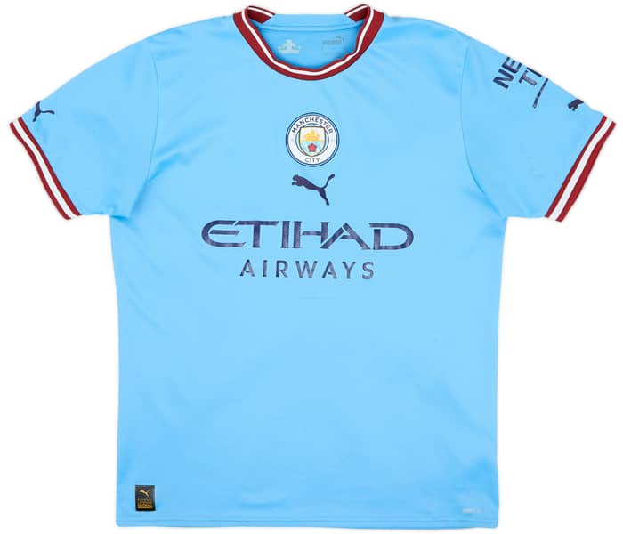 2022-23 Manchester City Home Shirt De Bruyne #17 - 5/10 - (M)