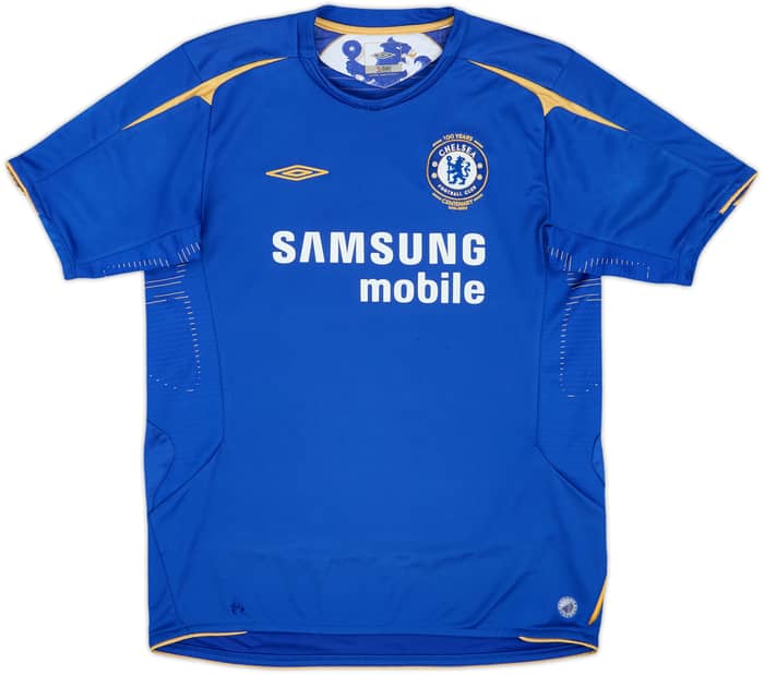 Camiseta de local Centenario del Chelsea 2005-06 Lampard #8 - 5/10 - (15-16 Años)