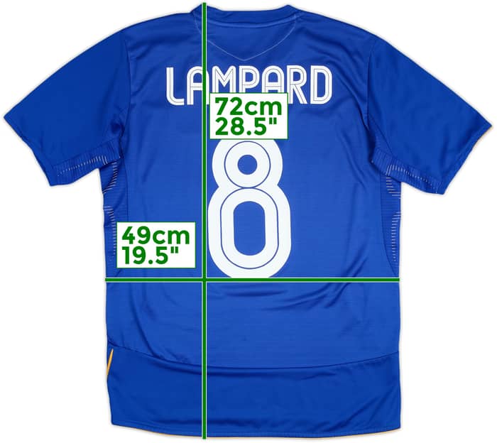 2005-06 Chelsea Centenary Home Shirt Lampard #8 - 6/10 - (M)