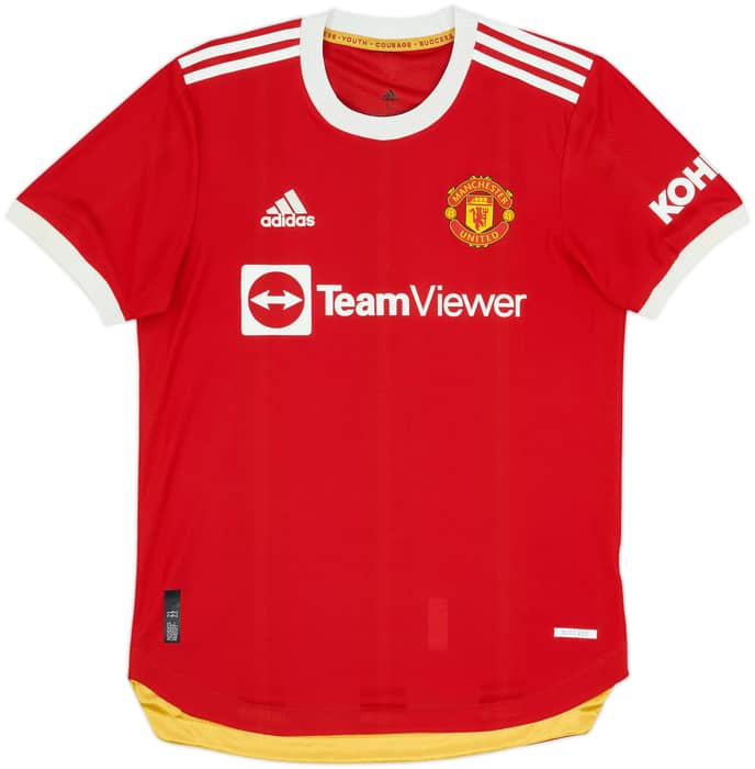 2021-22 Manchester United Authentic Home Shirt Ronaldo #7 - 9/10 - (M)