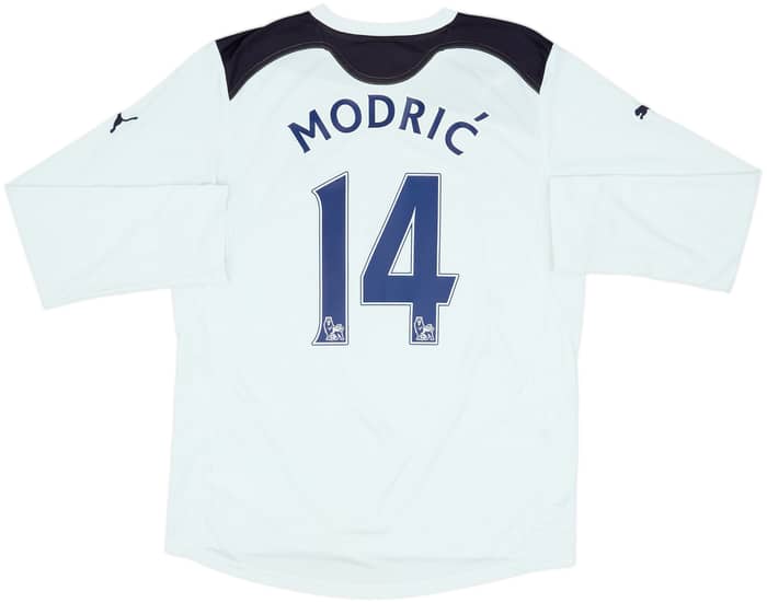 2010-11 Tottenham Home L/S Shirt Modric #14 - 6/10 - (M)