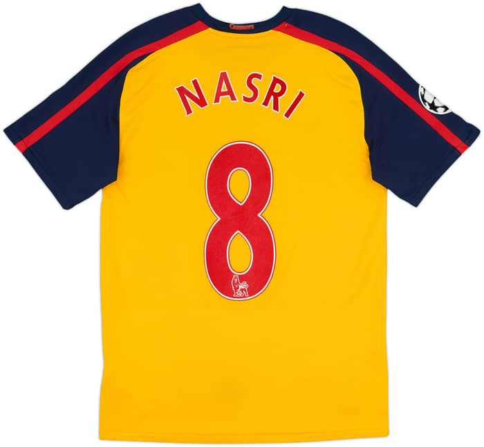 2008-09 Arsenal Away Shirt Nasri #8 - 7/10 - (S)