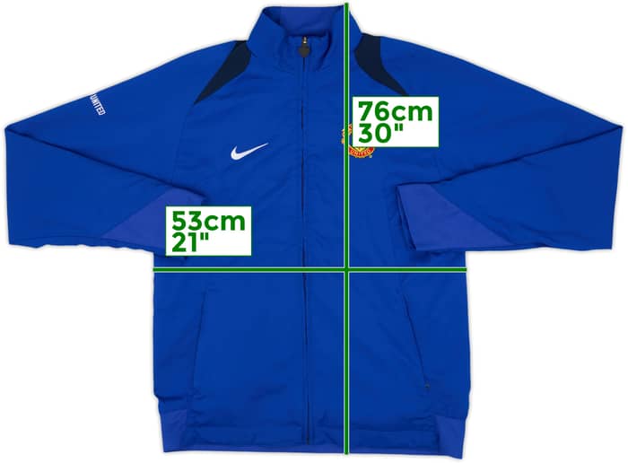 2005-06 Manchester United Nike Track Jacket - 7/10 - (S)