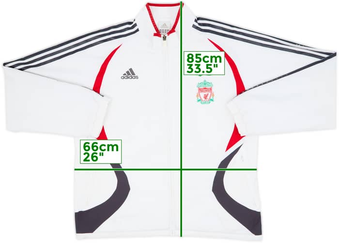 2006-07 Liverpool adidas Track Jacket - 8/10 - (L/XL)
