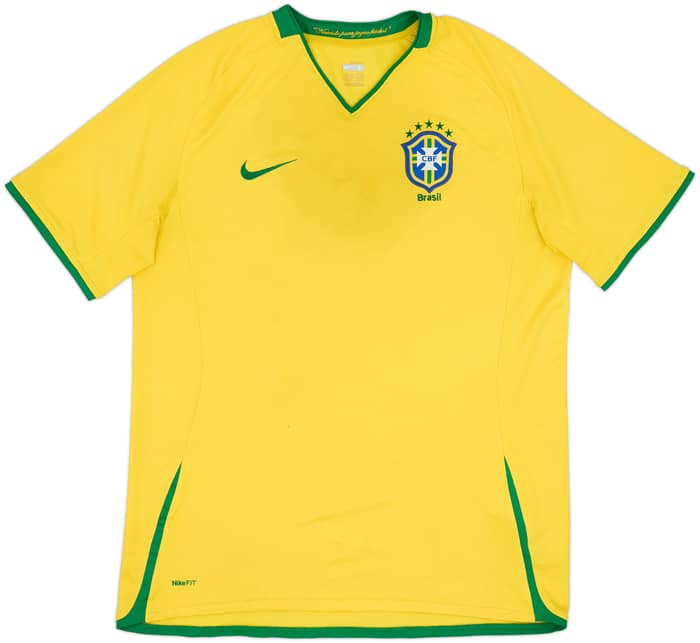 2008-10 Brazil Home Shirt - 5/10 - (L)