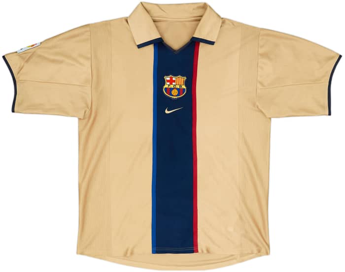 2001-03 Barcelona Camiseta Visitante Xavi #6 - 8/10 - (L)
