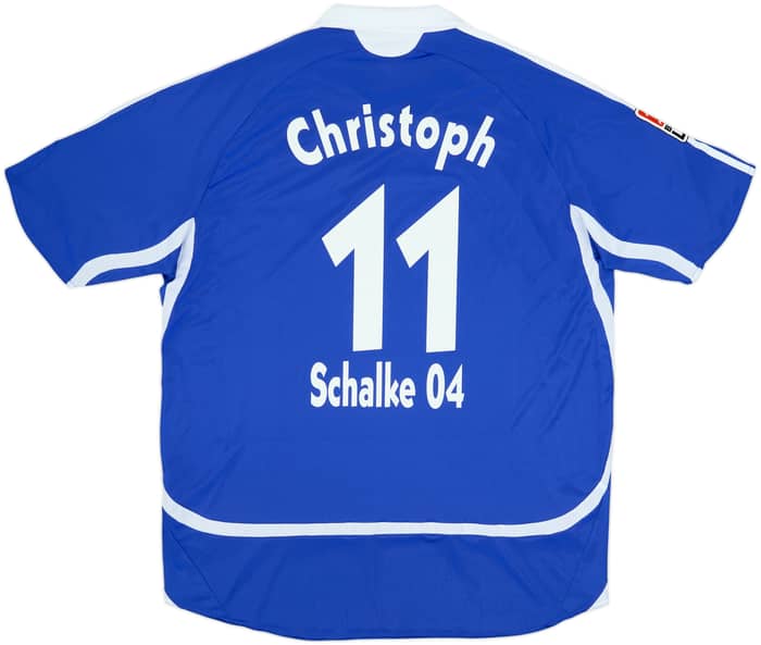 2007-08 Schalke Home Shirt Christoph #11 - 4/10 - (XL)