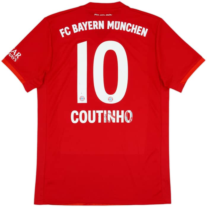 2019-20 Bayern Munich Home Shirt Coutinho #10 - 5/10 - (M)