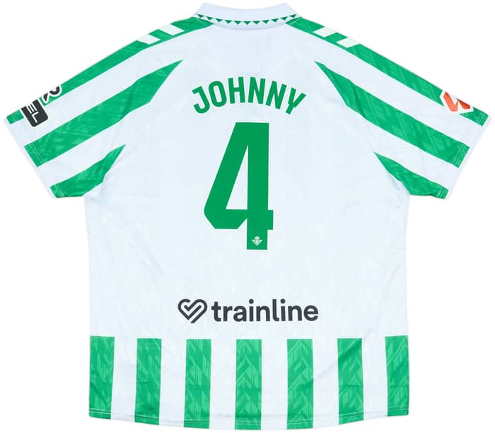 2024-25 Real Betis Home Shirt Johnny #4 - 10/10 - (3XL)