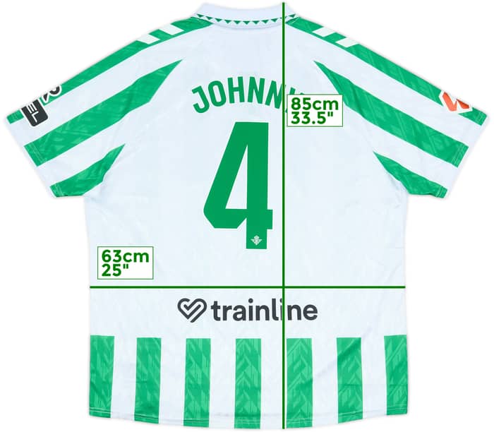 2024-25 Real Betis Home Shirt Johnny #4 - 10/10 - (3XL)