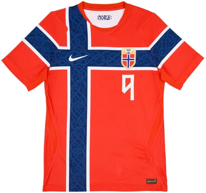 2026 Norway Authentic Home Shirt Braut Haaland #9 - 10/10 - (S)
