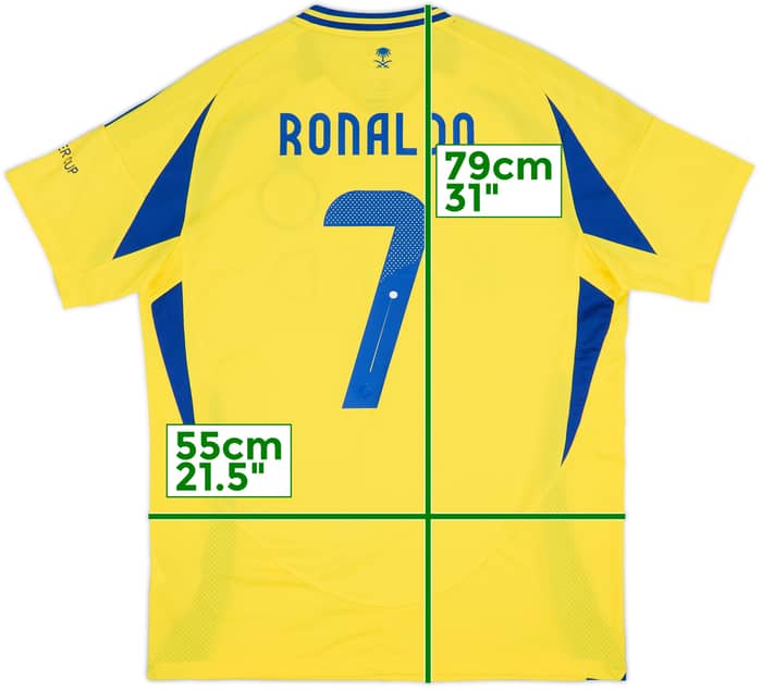 2024-25 Al-Nassr Home Shirt Ronaldo #7 - 10/10 - (XXL)
