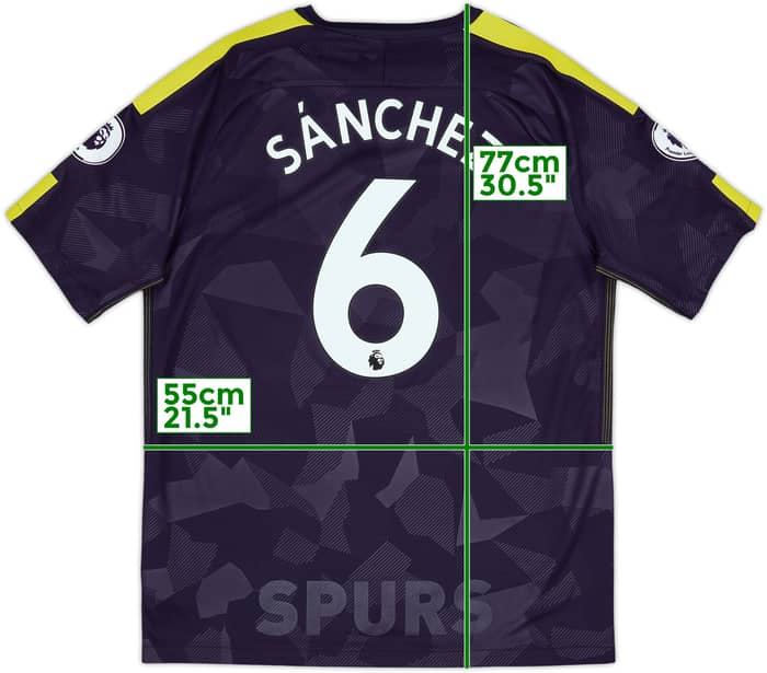 2017-18 Tottenham Third Shirt Sanchez #6 - 8/10 - (L)