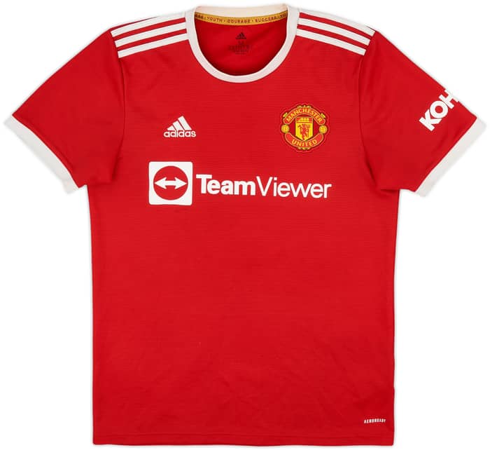 2021-22 Manchester United Home Shirt Maguire #5 - 6/10 - (M)