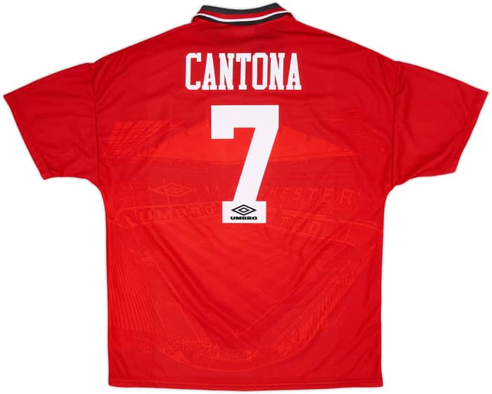 1994-96 Manchester United Maillot domicile Cantona #7 - 7/10 - (XL)