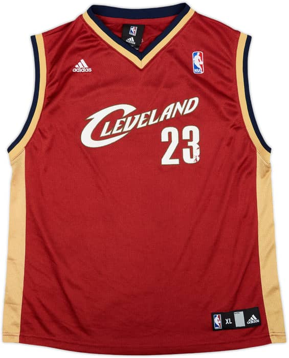 2006-10 Cleveland Cavaliers James #23 adidas Away Jersey - 6/10 - (15-16 Years)