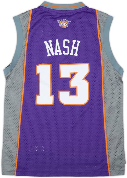 2004-06 Phoenix Suns Nash #13 Reebok Swingman Away Jersey - 5/10 - (11-12 Years)