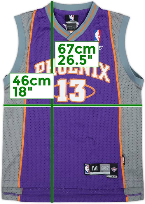 2004-06 Phoenix Suns Nash #13 Reebok Swingman Away Jersey - 5/10 - (11-12 Years)