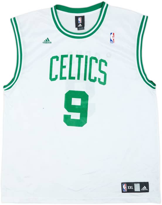2006-10 Boston Celtics Rondo #9 adidas Home Jersey - 7/10 - (XXL)