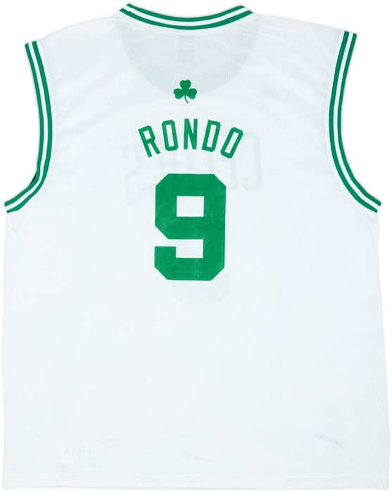 2006-10 Boston Celtics Rondo #9 adidas Home Jersey - 7/10 - (XXL)