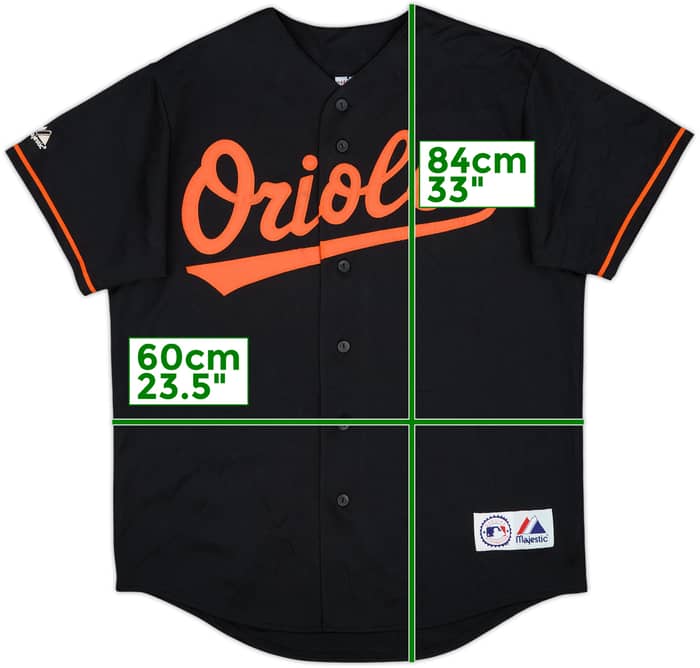 2004-07 Baltimore Orioles Tejada #10 Majestic Alternate Jersey - 8/10 - (L)