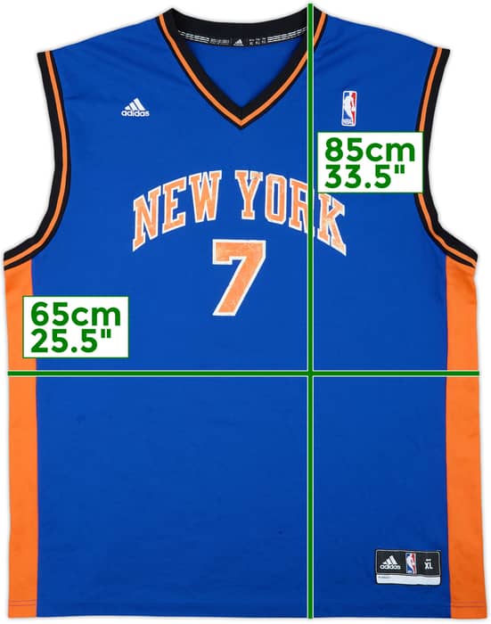 2011-12 New York Knicks Anthony #7 adidas Away Jersey - 5/10 - (XL)