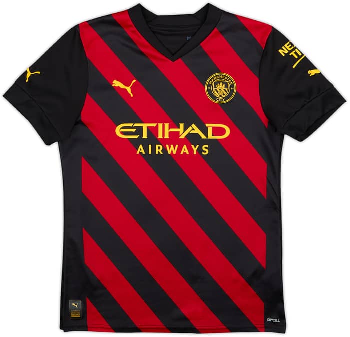 2022-23 Manchester City Away Shirt De Bruyne #17 - 10/10 - (Women's S)