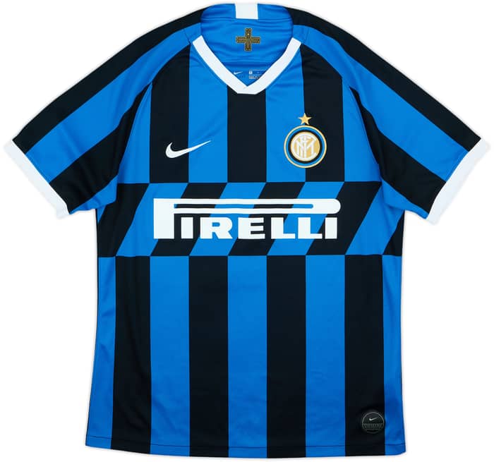 2019-20 Inter Milan Home Shirt Lukaku #9 - 9/10 - (M)