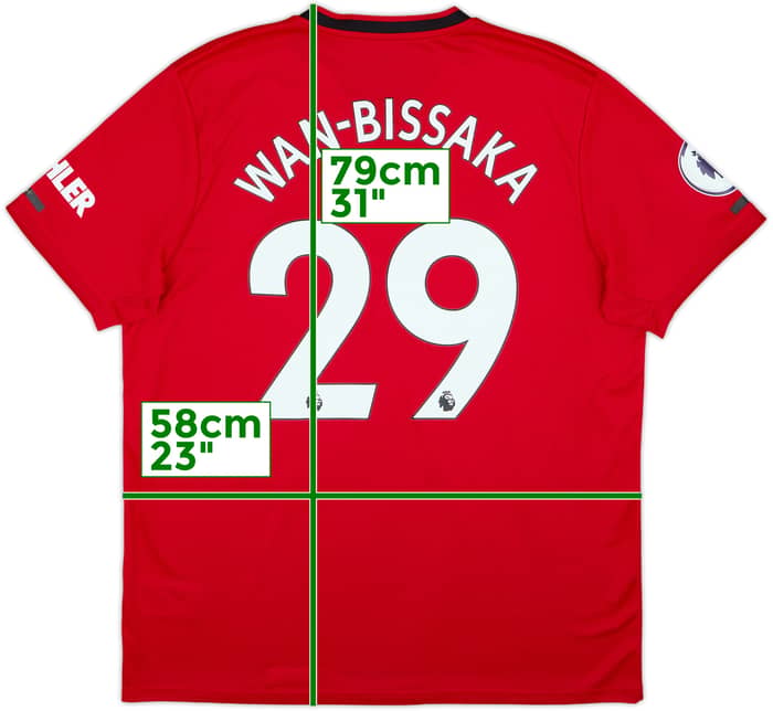 2019-20 Manchester United Home Shirt Wan-Bissaka #29 - 10/10 - (XL)