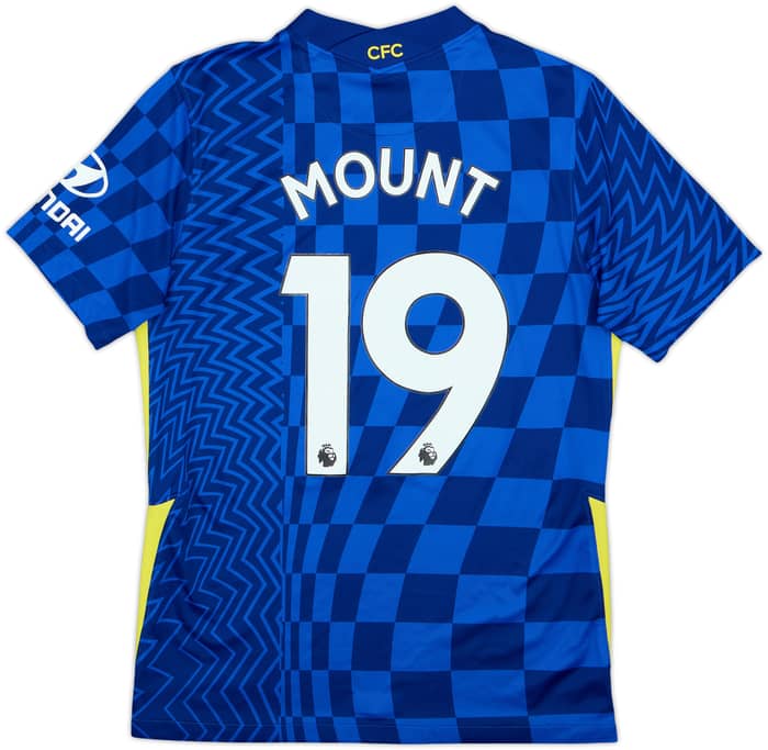 2021-22 Chelsea Home Shirt Mount #19 - 8/10 - (M)