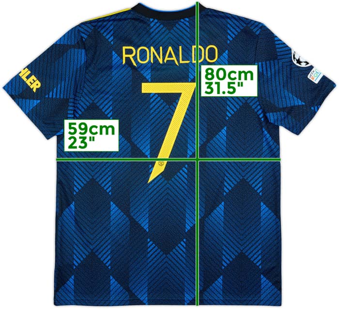 2021-22 Manchester United Third Shirt Ronaldo #7 - 10/10 - (XL)