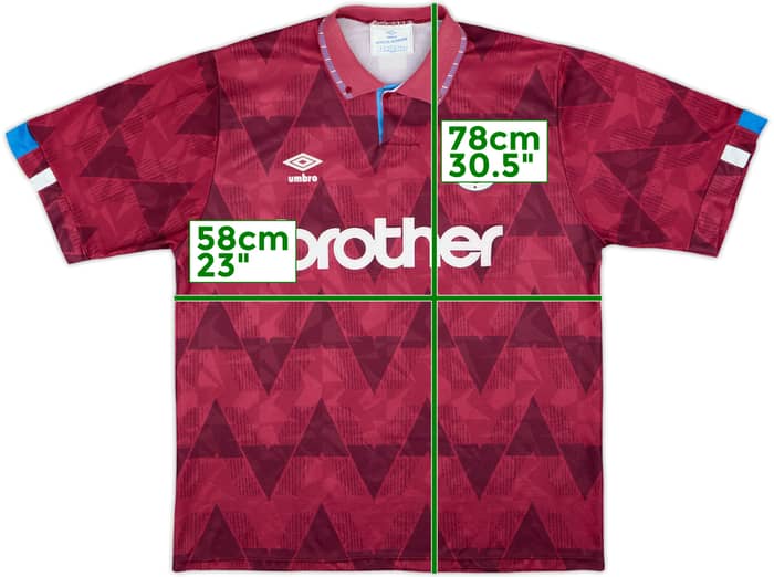 1990-92 Manchester City Away Shirt - 8/10 - (XXL)