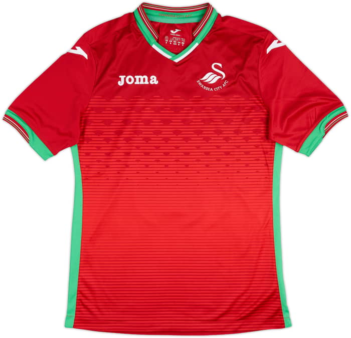 2017-18 Swansea Away Shirt Wilfried #2 - 9/10 - (S)
