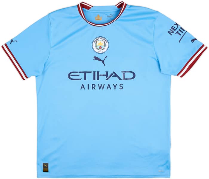 2022-23 Manchester City Home Shirt De Bruyne #17 - 9/10 - (L)