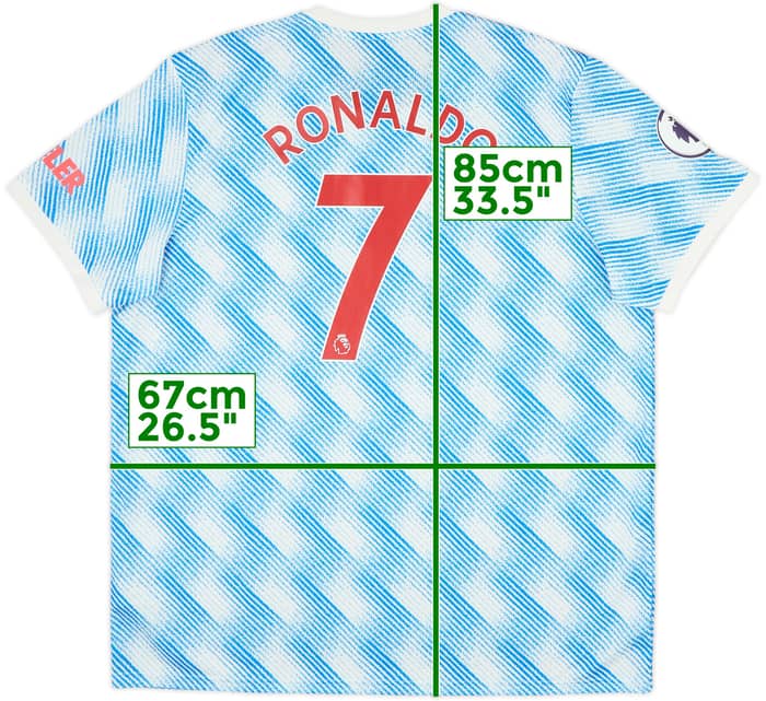 2021-22 Manchester United Camiseta Visitante Ronaldo #7 - 10/10 - (XXL)