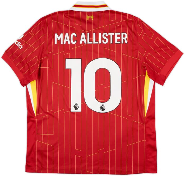 2024-25 Liverpool Home Shirt Mac Allister #10 - 10/10 - (XL)