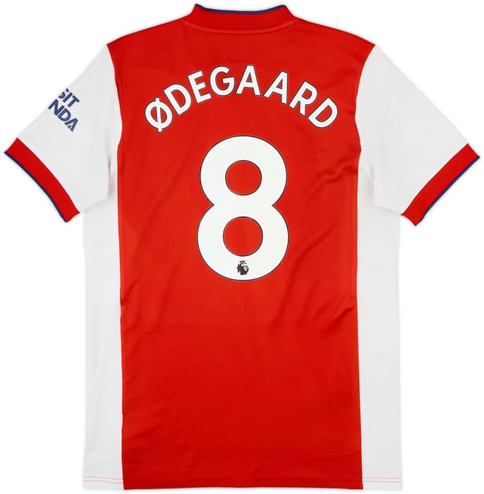 2021-22 Arsenal Home Shirt Odegaard #8 - 6/10 - (M)
