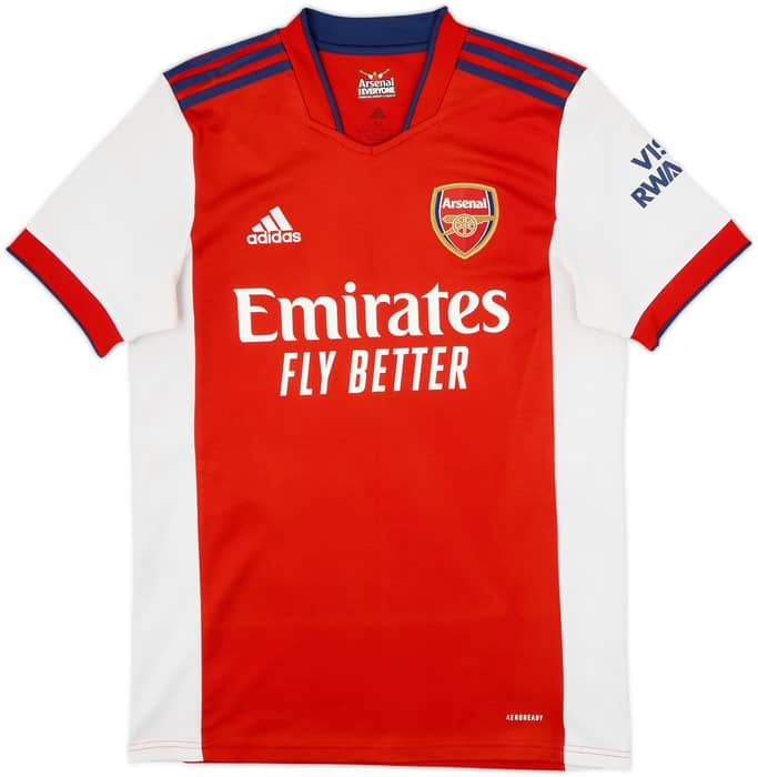 2021-22 Arsenal Home Shirt Odegaard #8 - 6/10 - (M)