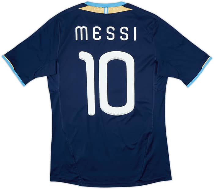 2011-13 Argentina Away Shirt Messi #10 - 8/10 - (S)