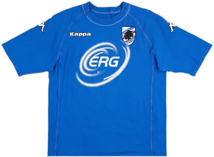 2004-05 Sampdoria Kappa Training Shirt - 5/10 - (L)