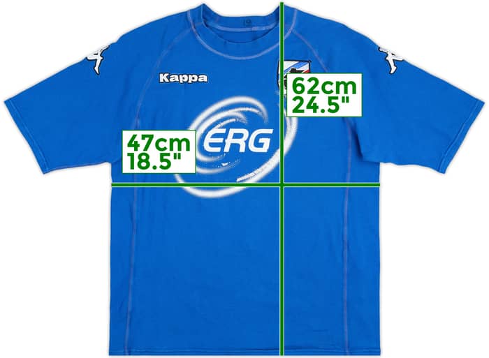 2004-05 Sampdoria Kappa Training Shirt - 5/10 - (L)