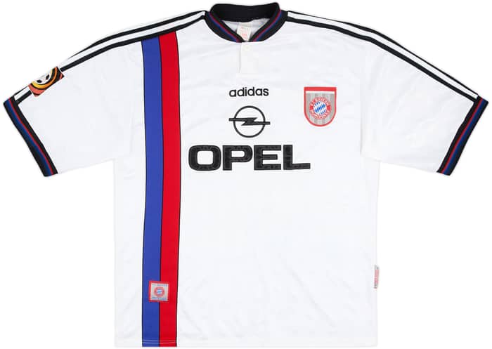 1996-98 Bayern Munich Away Shirt Basler #13 - 8/10 - (XL)