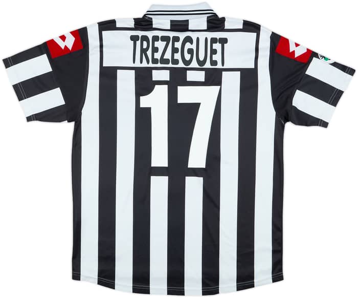 2001-02 Juventus Home Shirt Trezeguet #17 - 6/10 - (XL)