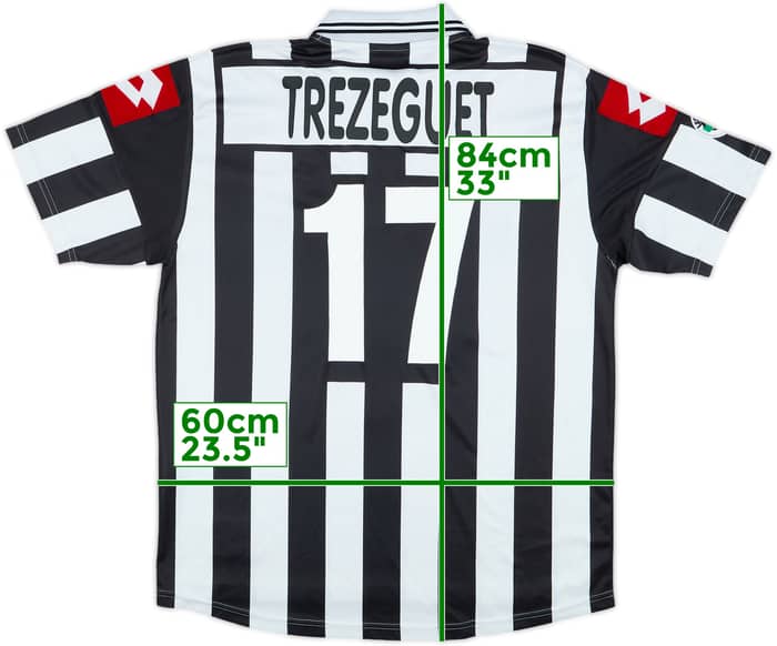 2001-02 Juventus Home Shirt Trezeguet #17 - 6/10 - (XL)