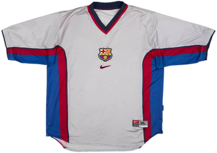 Camiseta de visitante del Barcelona 1998-00 - 5/10 - (XL)
