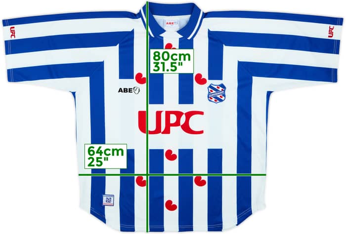 Camiseta de local de Heerenveen 2000-01 - 8/10 - (XXL)