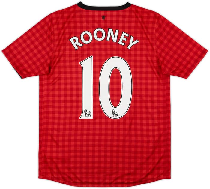 Camiseta de local del Manchester United 2012-13 Rooney #10 - 8/10 - (15-16 Años)