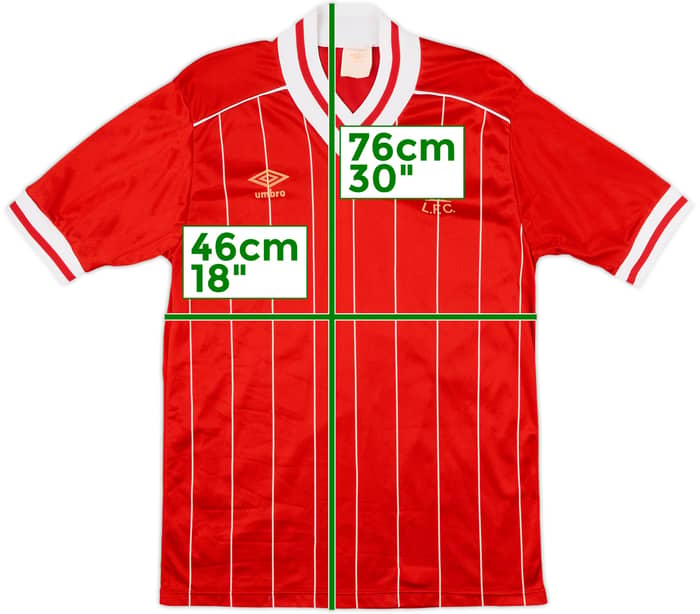 1982-85 Liverpool Home Shirt - 4/10 - (M)