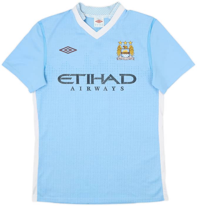 Camiseta de local del Manchester City 2011-12 Kun Aguero #16 - 5/10 - (M)
