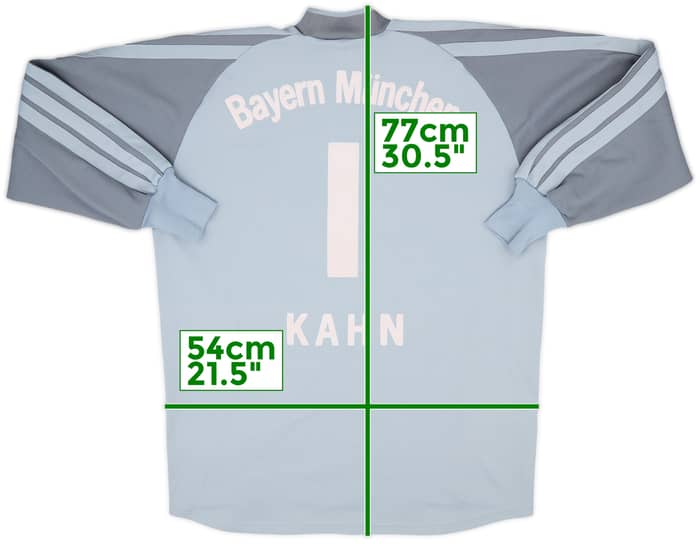 2001-02 Bayern Munich GK Shirt Kahn #1 - 8/10 - (S)